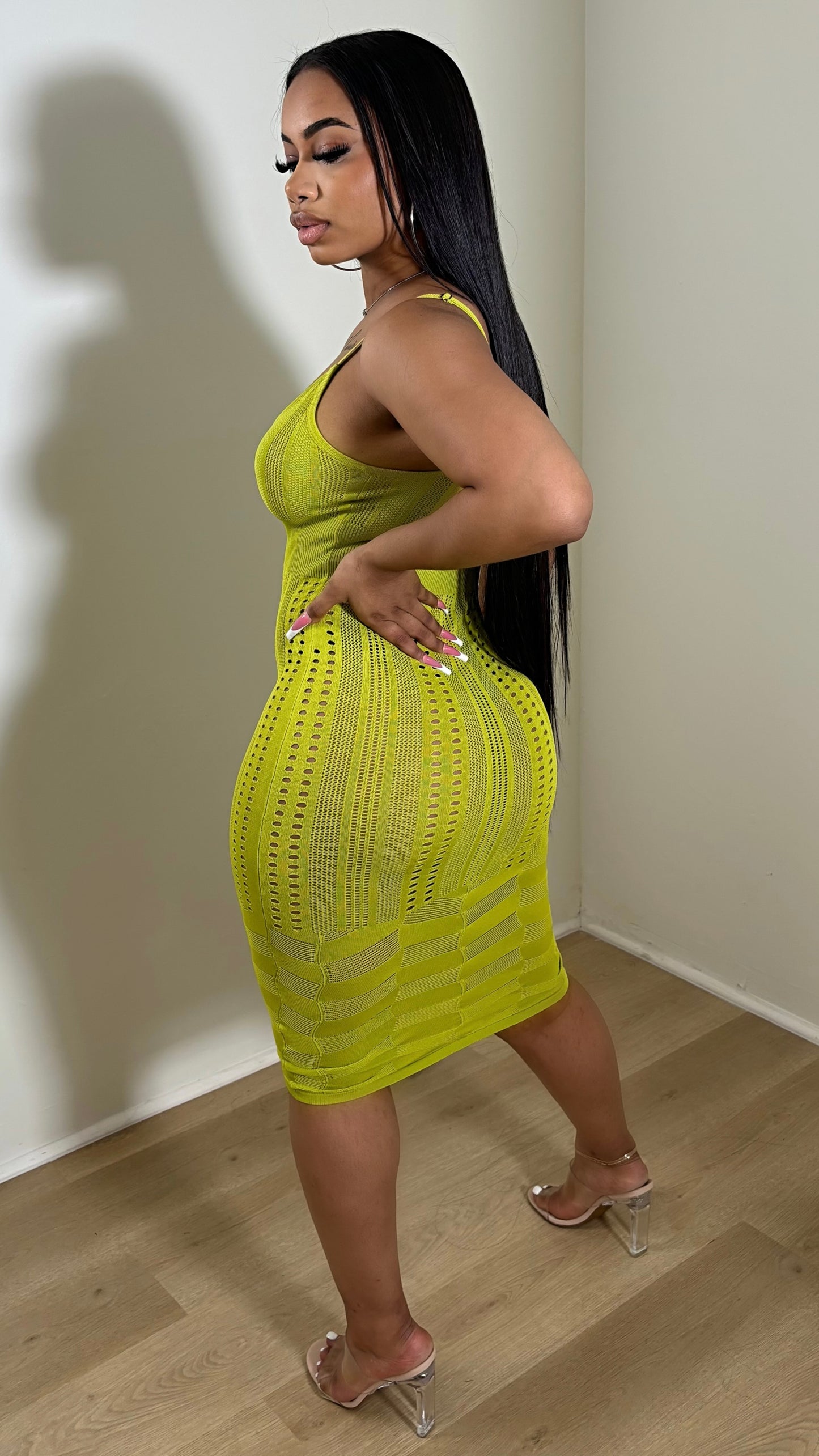 KIANA MIDI (LIME)