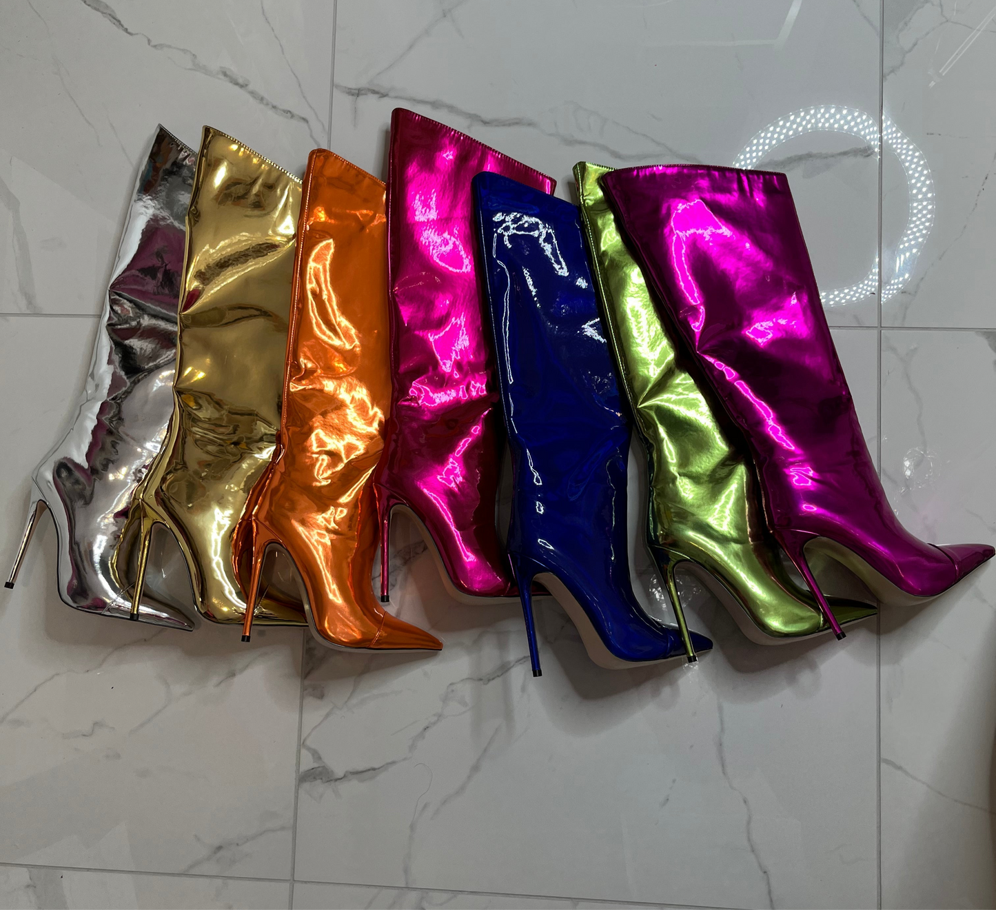 XANDRE METALLIC BOOTS