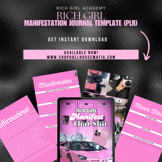 RICH GIRL MANIFESTATION JOURNAL TEMPLATE (PLR)