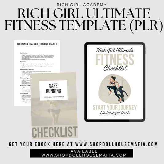 RICH GIRL ULTIMATE FITNESS TEMPLATE (PLR)