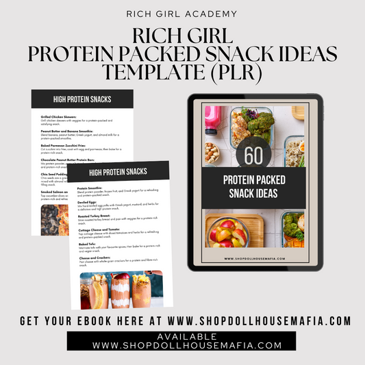 60 PROTEIN PACKED SNACK IDEAS TEMPLATE (PLR)