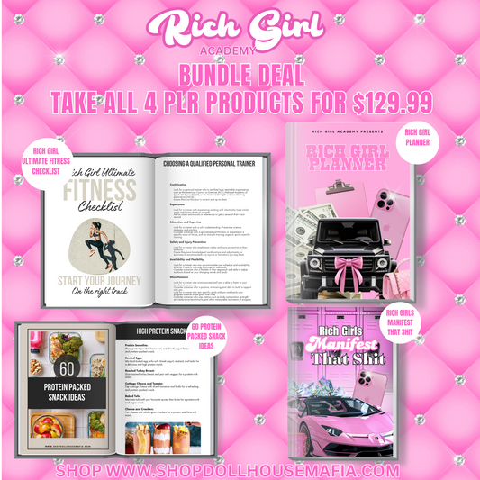 RICH GIRL TEMPLATE PLR BUNDLE DEAL