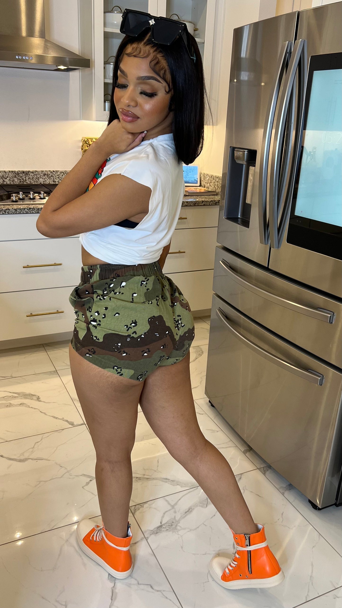 TORY ARMY SHORTS